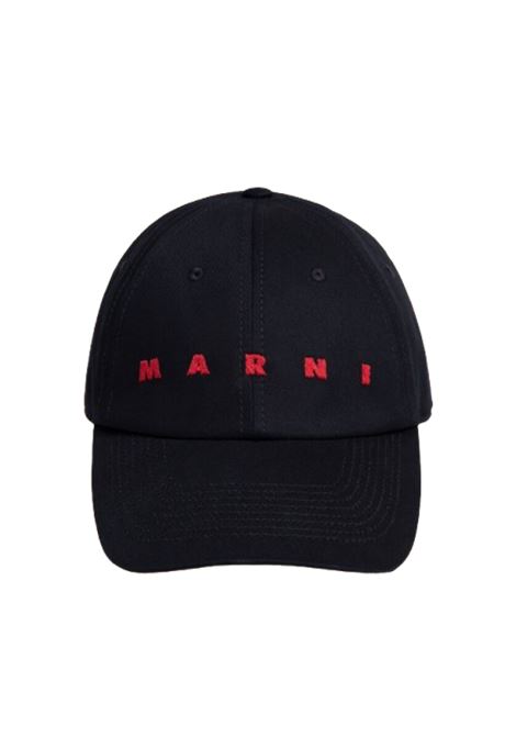 cappello baseball uomo nero MARNI | CLZC0108S0 UTC31100N99